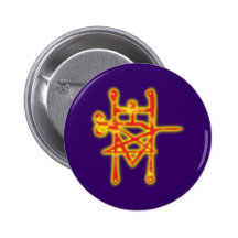 Symbol Dämon demon Astaroth Anstecknadelbutton