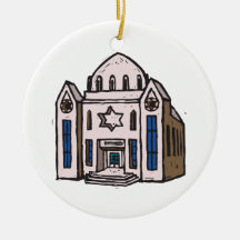 Synagoge Weihnachtsbaum Ornament