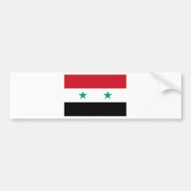 Syrien-Flagge Auto Sticker
