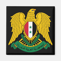 Syrien-Wappen Kühlschrankmagnet
