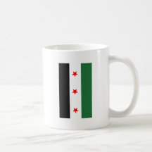 Syrische revolutionäre Flagge Tee Haferl