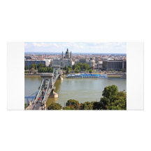 Szechenyi Kettenbrücke, Budapest, Ungarn Photo Karte