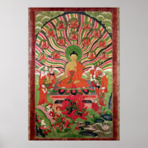 Szenen vom Leben von Buddha Poster