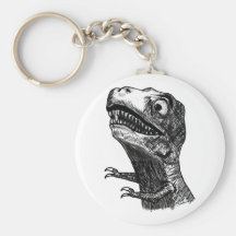 T-Rex Raserei Meme - Keychain Schlüsselband