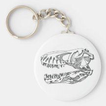 T-Rex Schädel Keychain Schlüsselanhänger