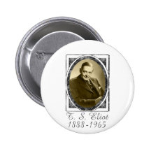 T.S. Eliot Anstecknadelbuttons