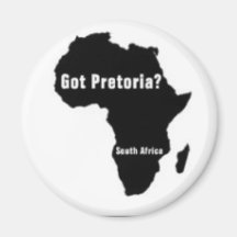 T-Shirt Pretorias Südafrika und usw. Kühlschrankmagnete