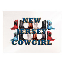 T-STÜCK New-Jersey Cowgirl Visitenkarten