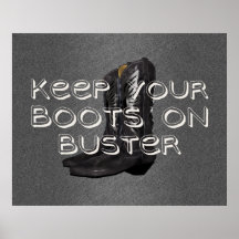 T-STÜCK Stiefel an Plakate