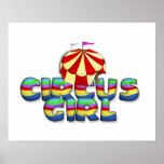 T-STÜCK Zirkus-Mädchen Poster