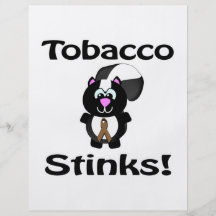 Tabak stinkt Stinktier-Bewusstseins-Entwurf Personalisierte Flyer