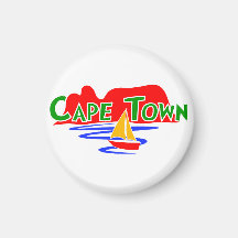 Tabellen-Gebirgsrunder Magnet Cape Towns Südafrika Magnete