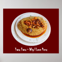 Tacu Tacu Betrug Mariscos - warum i-Liebe Peru Plakatdrucke