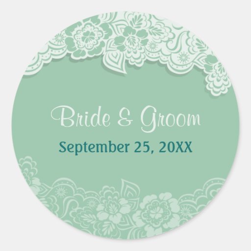 Tadellose Spitze - Save the Date Runder Sticker