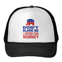 Tadeln Sie mich nicht, den ich für Romney wählte Retromütze