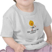 Taekwondo-Küken-Säuglings-T-Shirt
