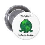 Tag der Erde-Klimafrosch Buttons