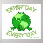 Tag der Erde-Klimafrosch Plakat