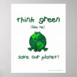 Tag der Erde-Klimafrosch Plakat