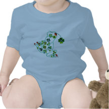 Tag Frosch-St. Patricks Baby Strampler