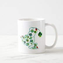 Tag Frosch-St. Patricks Kaffeetassen