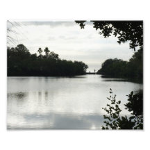 Tag in dem See Fotodruck