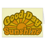 Tag-Sonnenschein Grußkarte