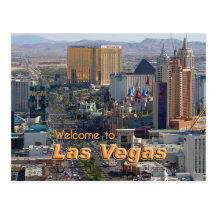 Tageslicht auf dem Las Vegas-Streifen Postkarten