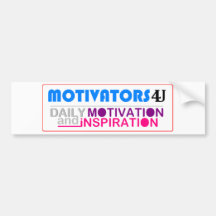 Tägliche Motivation u. Inspiration Autoaufkleber