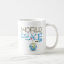 TÄGLICHES WORD® "Weltfrieden" Kaffee Haferl