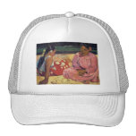 "Tahitian Frauen auf dem Strand-" - Paul Gauguin-H Baseball Caps