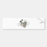 tailchasing dog autosticker