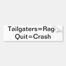 Tailgaters=Rage Quit= Abbruch Autosticker