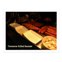 Taiwan-Eindruck/taiwanesische Wurst Postkarten
