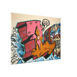Taiwanesische Graffiti, Taipeh, Taiwan Gespannte Galeriedrucke