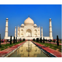 Taj Mahal Foto Ausschnitt