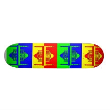 Taj Mahal Inspiration Personalisiertes Skateboard