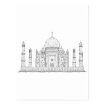 Taj Mahal Postkarten