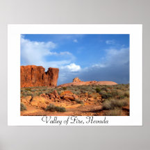 Tal des Feuers, Nevada-Plakat