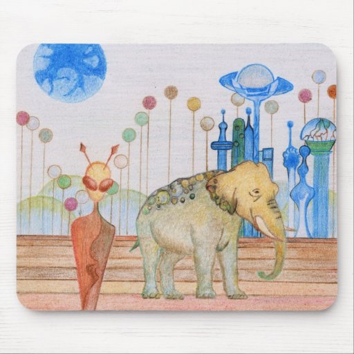 TAMA und ihr Elefant Mousepad