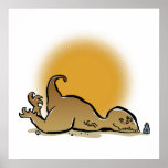 Tan-O-saurus rex Plakat