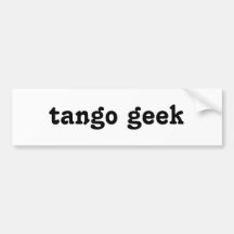 Tango-Aussenseiter-Autoaufkleber