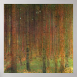 Tannenwald II durch Gustav Klimt Posterdrucke