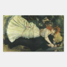 Tanz bei Bougival durch Renoir, Vintager Impressio Sticker