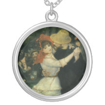 Tanz bei Bougival durch Renoir, Vintager Impressio Halsketten