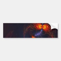 Tanz der Augen - Indigo-und Goldanblick Auto Sticker