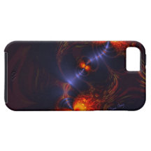 Tanz der Augen - Indigo-und Goldanblick iPhone 5 Schutzhülle