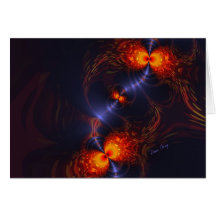 Tanz der Augen - Indigo-und Goldanblick Karten