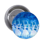 Tanz des Schneeflocke-Knopfes (kundengerecht) Button
