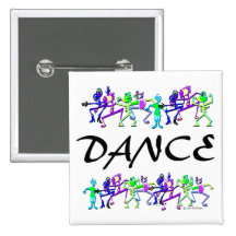 TANZ ~ Knopf Anstecknadelbutton